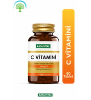 Aksuvital C Vitamini İçeren Takviye Edici Gıda 60 Tablet