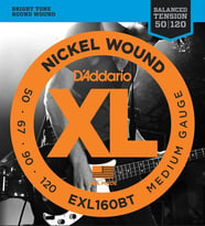 D'Addario EXL160BT XL Nickel Serisi Bas Gitar Tel Seti (Medium - 50-120 - Balanced Tension)