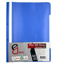 E&D Ofis Plus Mavi Telli Dosya 50'li Paket