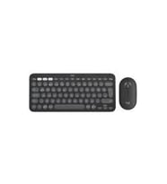 Logitech 920-012245 Grafit Pebble 2 Combo Çoklu Sessiz Kablosuz Türkçe Q Klavye Mouse Seti