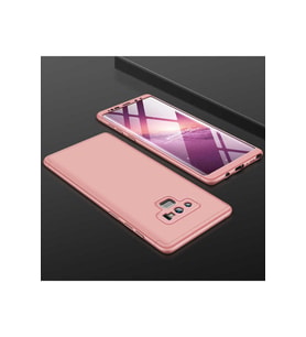 Samsung Galaxy Note 9 Uyumlu Kılıf Zore Ays Kapak (Rose Gold Altın)