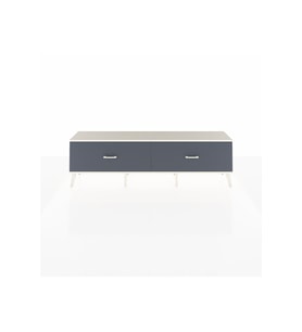 Arges TV Ünitesi 2 Çekmeceli  176x30x51 Çam-Aytaşı/Antrasit