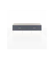 Arges TV Ünitesi 2 Çekmeceli  176x30x51 Çam-Aytaşı/Antrasit