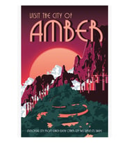 Amber Günlükleri Seyahat Poster Tablo Ahşap Poster Dekoratif