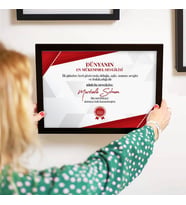 Kişiye Özel Mükemmel Sevgilim Sertifikası