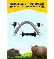 ATLAS ELEKTRİKLİ DOMUZ AYI KOVUCU ÇİT KAPI YAYI SETİ
