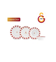 x Galatasaray Lisanslı Forever Bone 24 Parça 6 Kişilik Yemek Takımı