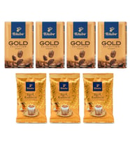 Tchibo Gold Filtre Kahve 250 gr 4 Adet + Türk Kahvesi 100 gr 3 Adet