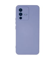 Vivo V23 5g Kılıf Nano İçi Kadife Silikon - Lila