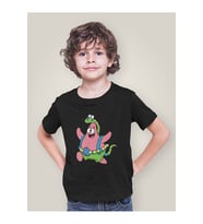 Unisex Süngerbob Patrick Baskılı Çizgi Film Çocuk Tişört (1-12 Yaş)