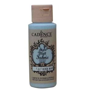 Cadence Style Matt Fabric Kumaş Boyası F-617 Bebek Mavi 