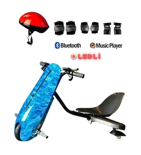 Citymate Drift Car Elektrikli Kaykay Bluetooth Dirift Kar Hoverboard Scooter + Koruma Ekipmanı D29