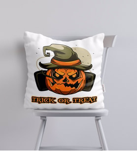 BK Gift Halloween Trick or Treat Tasarımlı Yastık-1