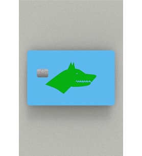 Göktürk Bayrak Yatay Görünüm Kredi Kartı & Akbil Sticker Kaplama (Yüksek Kalite)