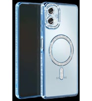 Galaxy A06 Joke Simli Magneticsafe Kılıf - Mavi