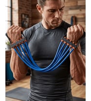 Fitness Direnç Lastiği Evde Spor İçin Çok Amaçlı Egzersiz Bandı