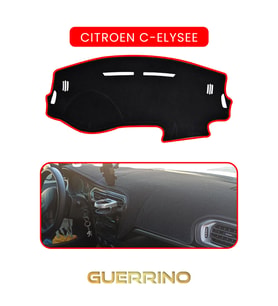 CITROEN C-ELYSEE - PEUGEOT 301 UZUNTORPİDO KORUMA HALISI KIRMIZI KENAR
