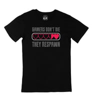 They Respawn Siyah Tişört