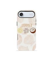iPhone 17 Air Vorian Çift Katmanlı Kılıf Coconut Summer Notes