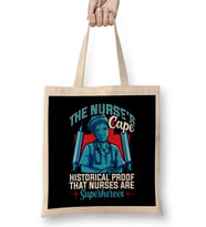 The Nurses Cape Proof That Nurses Are Superheroes Bez Çanta Uzun Saplı