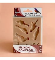 Smarta Silikon Kalıp Kuşlar - Birds SK1013014 