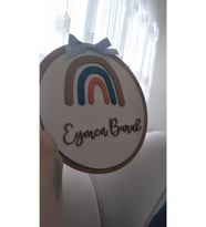 ÇOCUK VE BEBEK ODASI KAPI VE DUVAR SÜSÜ İSİMLİ PANO