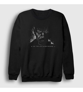 Presmono Unisex Siyah Knocks Breaking Bad Sweatshirt 184970tt