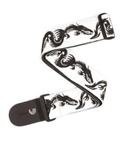 Planet Waves T20W1500 Woven Gitar Askısı - Dragon Tattoo (Aksesuar)  Ejderha Dövmesi Temalı Özel Dokuma, Sanatsal Tasarım, Güçlendirilmiş Dikişler ve Uzun Ömürlü Kullanım