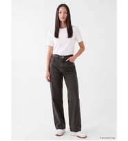 LC WAIKIKI Gri Straight Fit Kadın Jean Pantolon