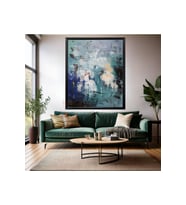 Soyut Temalı Ahşap Çerçeveli MDF Tablo Modern Salon Tablosu Ev Dekorasyon Duvar Tablosu Ev Hediyesi (Siyah)