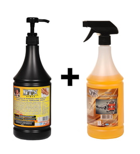 Granürlü El Temizleme Kremi ( Sabunu ) 1 kg & Susuz Motor Temizleyici 1 Litre