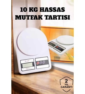 Net LCD Ekran ve Otomatik Kapanma Özelliği ile Uzun Ömürlü Dijital Mutfak Tartısı