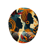 Afrikalı Kadınlar Bilek Destekli Mouse Pad (Çok Renkli)