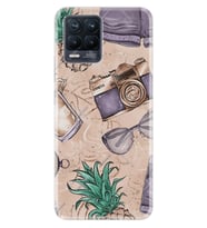 8 8 Pro Kılıf Desenli Silikon Ananas Camera Glass 1357