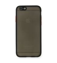 Apple İphone 6 Kılıf Montreal Silikon Kapak - Siyah
