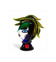 Kişiye Özel El Yapımı Murano Cam Sanat Objesi - 24x12x24cm