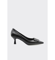 Kısa Topuklu Kadın Stiletto (Siyah)