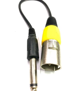 Xlr Erkek - 6.3mm Mono Erkek Çevirici Kablo