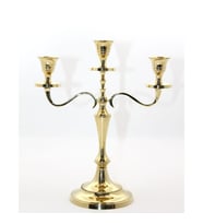 Periboia Pirinç 3'lü Şamdan Model 1 (Standart)