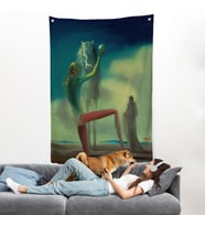 Salvador Dali - Ölüm Şövalyesi Duvar Örtüsü - Chevalier de la Mort-7400