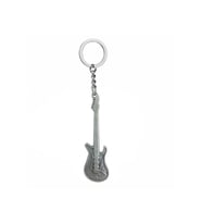 Metal Elektro Gitar Tasarımlı Rock Tarzı Anahtarlık – Unisex Aksesuar