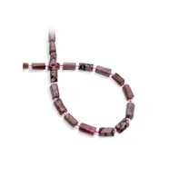 Rodonit Doğal Taş Silindir Kesim 7x12mm Dizi