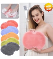 Yeni Model Banyo Masaj Lifi Sırt Ve Ayak İçin Banyo Masaj Paspası Vantuzlu Masaj Kesesi Banyo Fırça