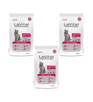 Lavital Somon Balıklı Kısırlaştırılmış Kuru Kedi Maması 1.5 Kg*3 Adet (Kahverengi)