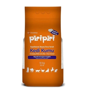 Pisi Pisi Sabunlu Topaklanan Bentonit Kedi Kumu İnce 10 Kg