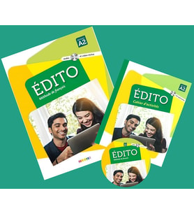 Edito A2 Niveau Méthode de français Livre + Cahier d'exercices + DVD (2016-2020)
