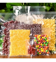 20X40 CM 5 KG 80 Micron Sadece Endüstriye Tip Düz Gıda Vakum Poşeti 20X40 CM (Beyaz)