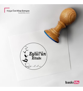 Kişiye Özel Kitap Damgası Kitap Mührü Kaşe Kitap Mühür Özel Damga 78