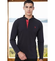 V4009 DEWBERRY ERKEK SWEATSHIRT-LACİVERT-1