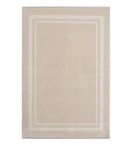 Hoom Rugs Akik 8604 Bej Modern Makine Halısı (Açık Bej)